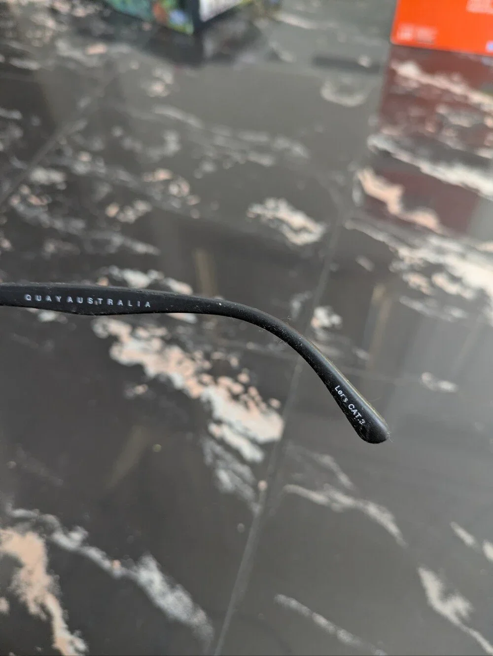 Quay Australia Black Cat Eye Sunglasses